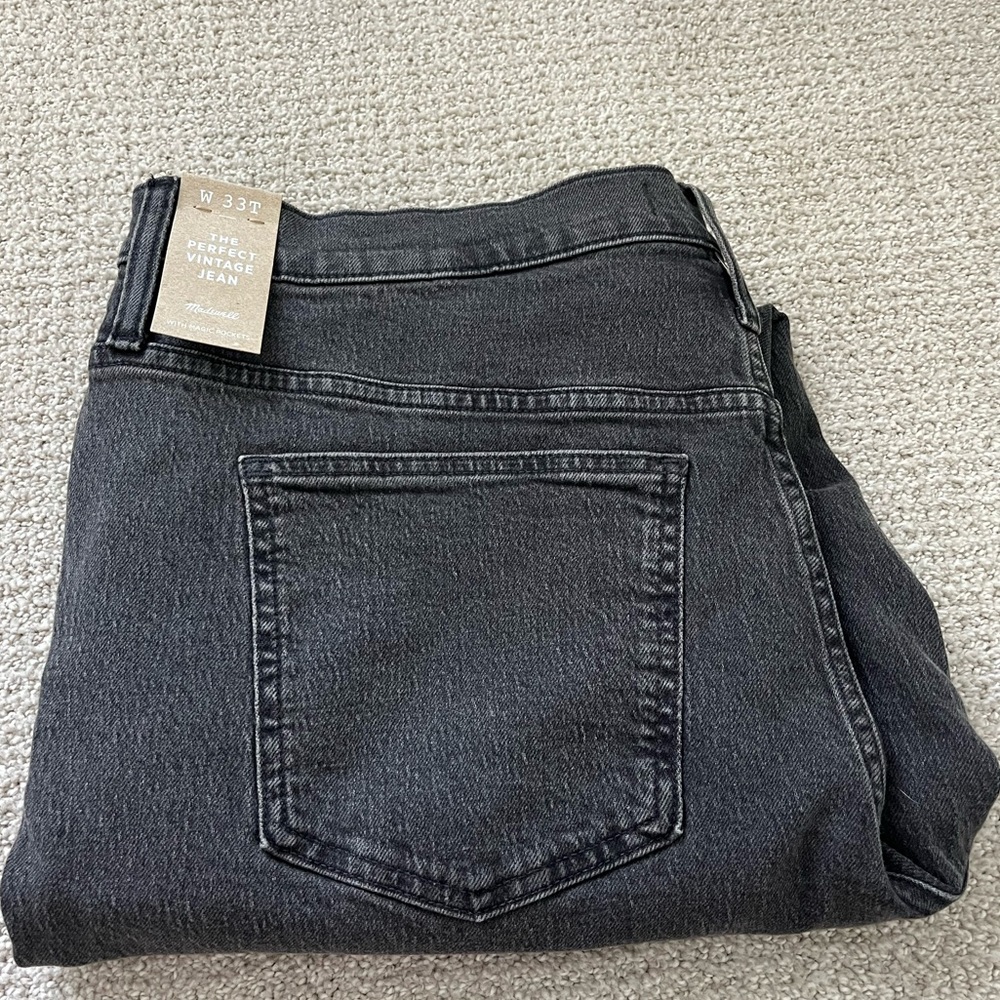 Madewell Perfect Vintage Jeans, size 33T